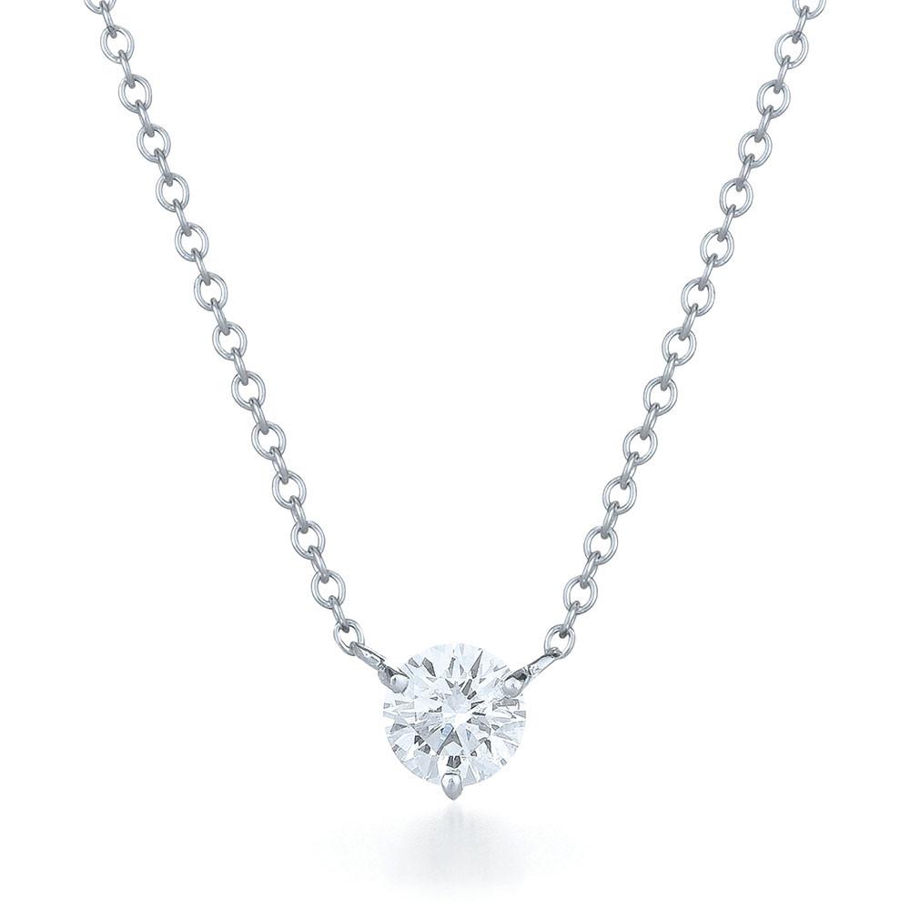 Diamond Solitaire Necklace