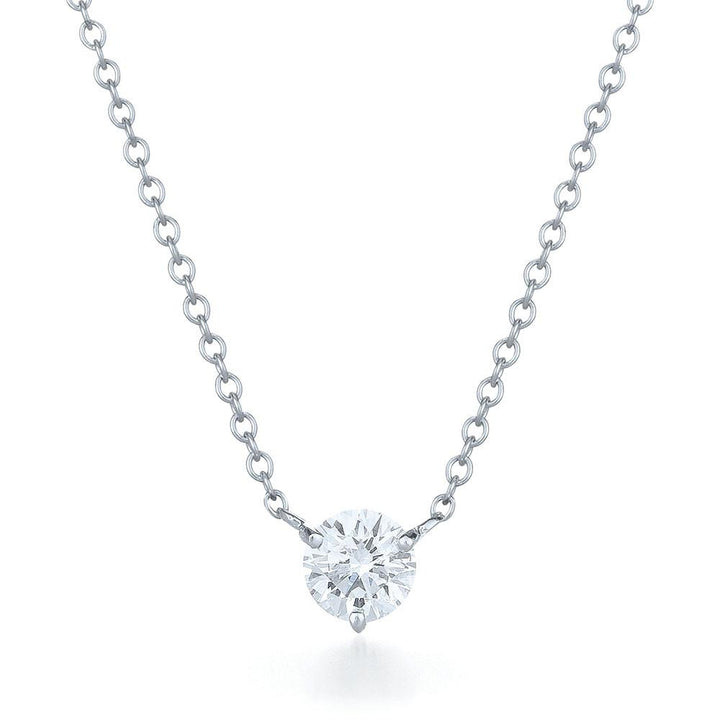 Diamond Solitaire Necklace