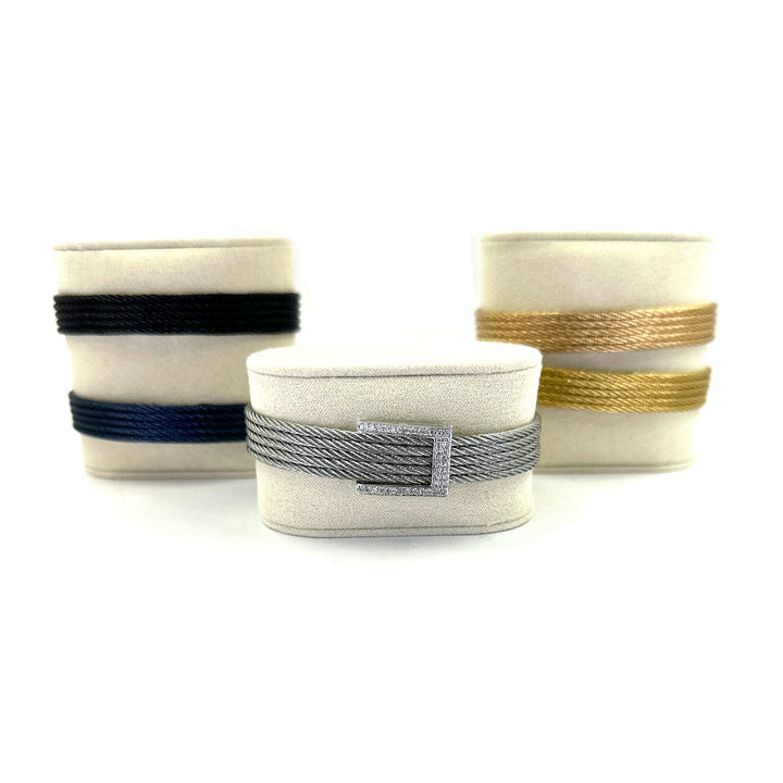 Buckle Up Set of 5 Cuffs with Removable Buckle