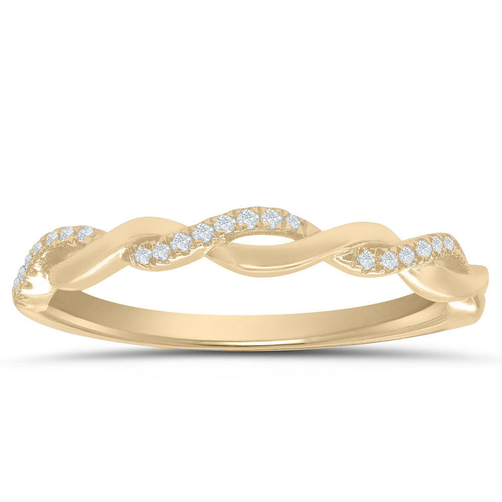 Twisted Diamond Band