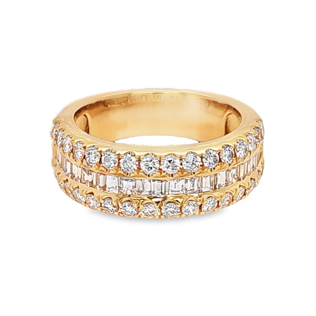 Baguette Diamond Band