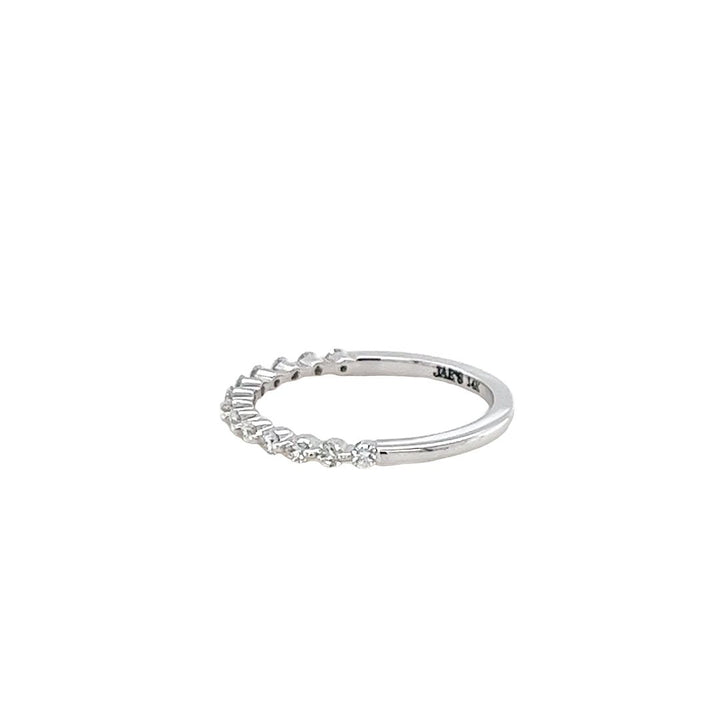 Shared Prong Wedding Band