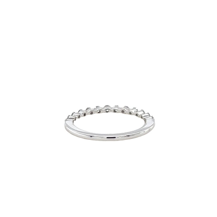 Shared Prong Wedding Band