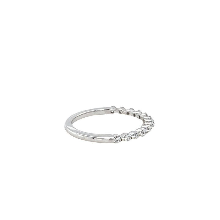 Shared Prong Wedding Band