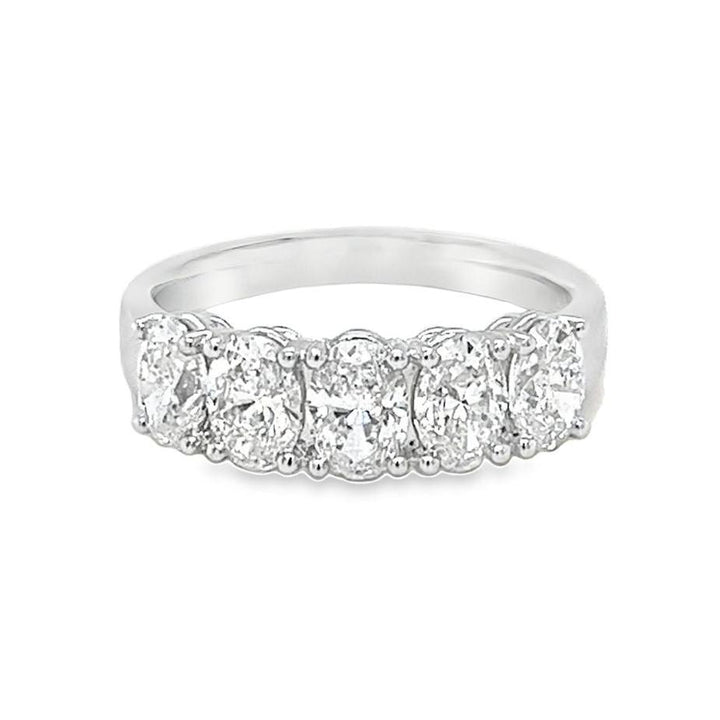 5 Oval Diamond Band