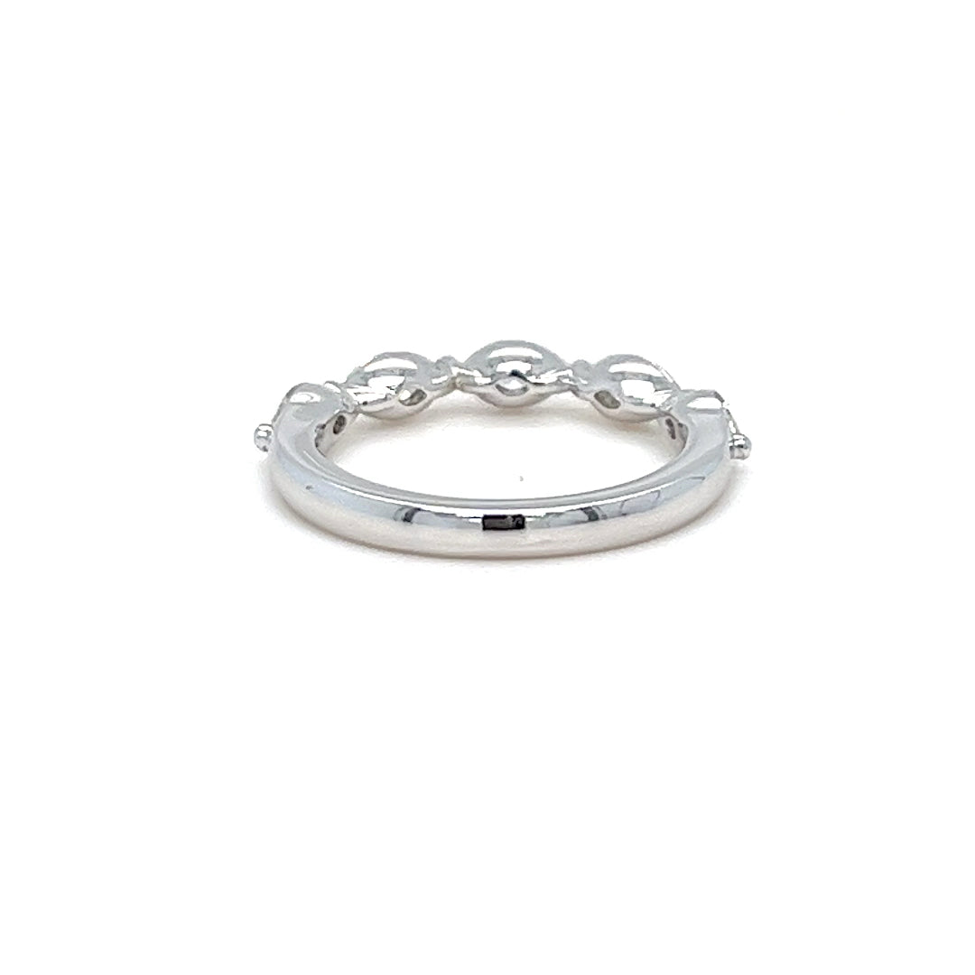 Horizontal Marquise Diamond Band