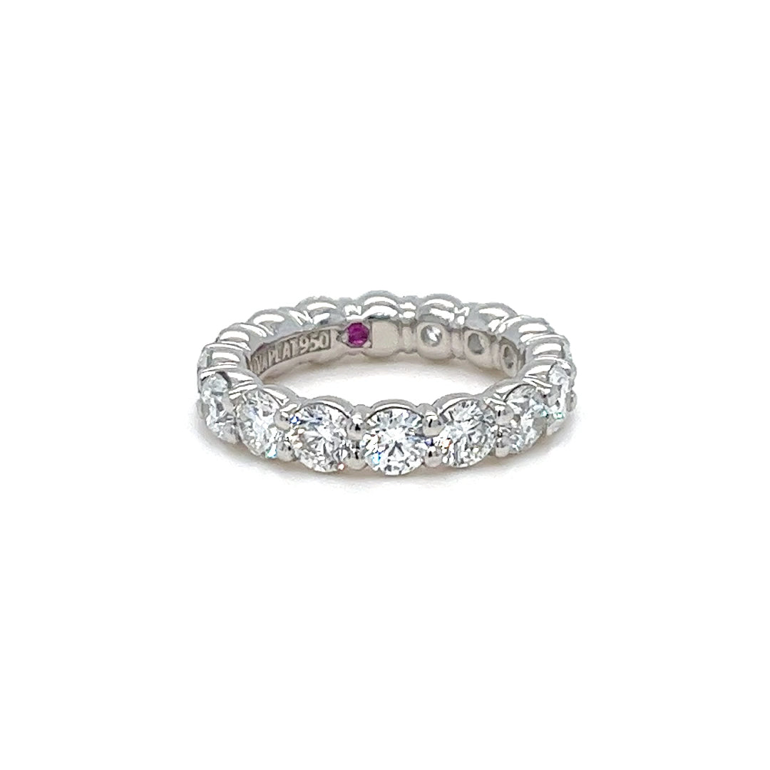 4.5cttw Platinum Eternity Band