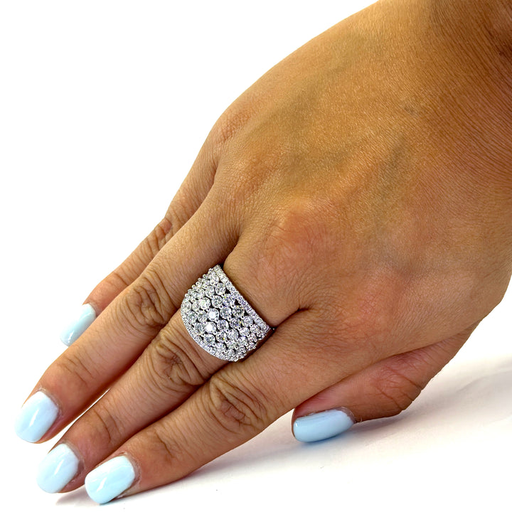 Wide Diamond Band