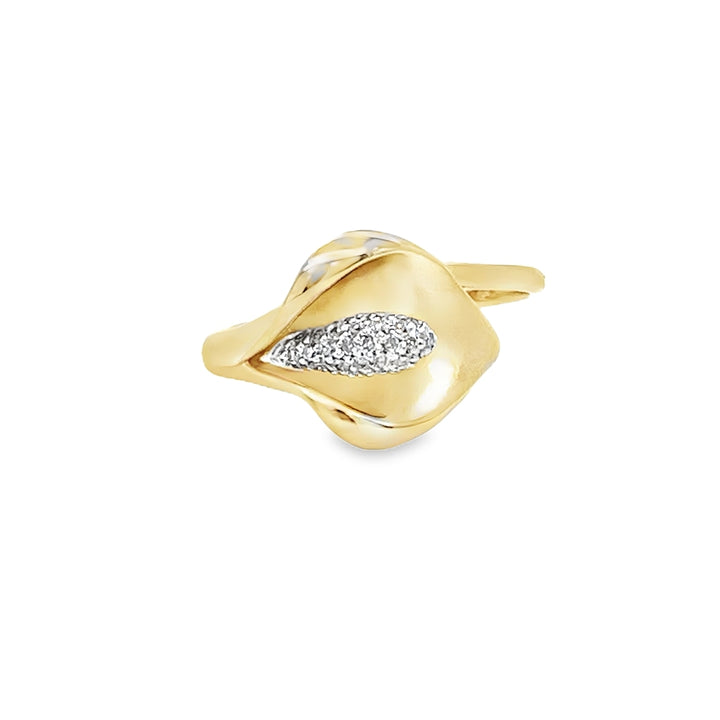 Diamond Calla Lily Ring