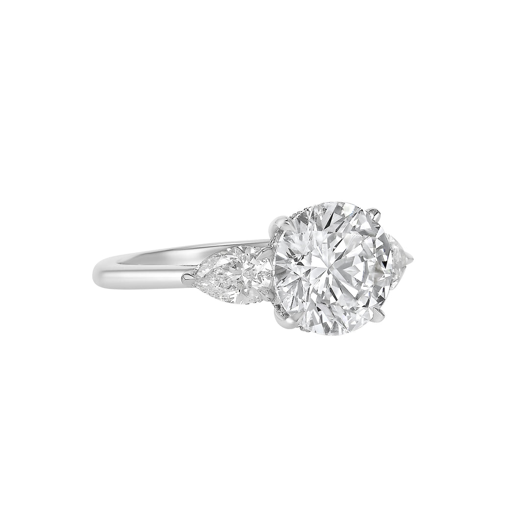 Three Stone Diamond Engagement Ring