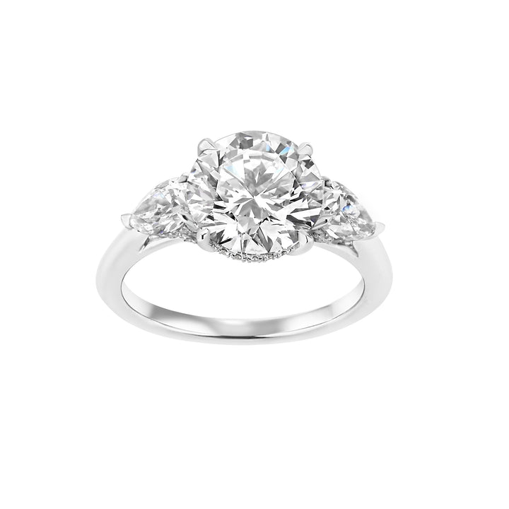 Three Stone Diamond Engagement Ring