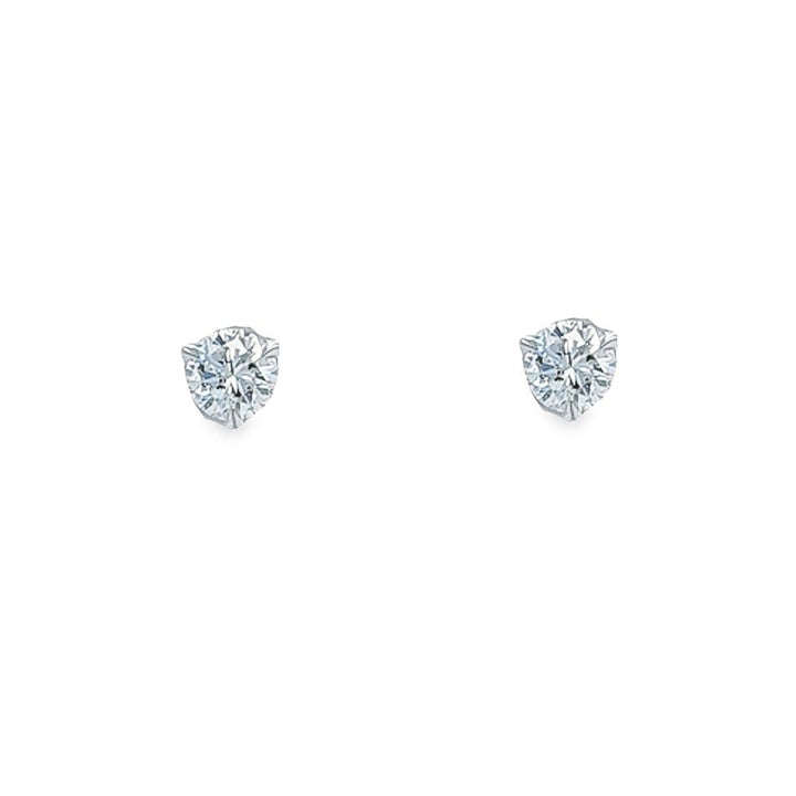 0.98 Carat Diamond Stud Earrings