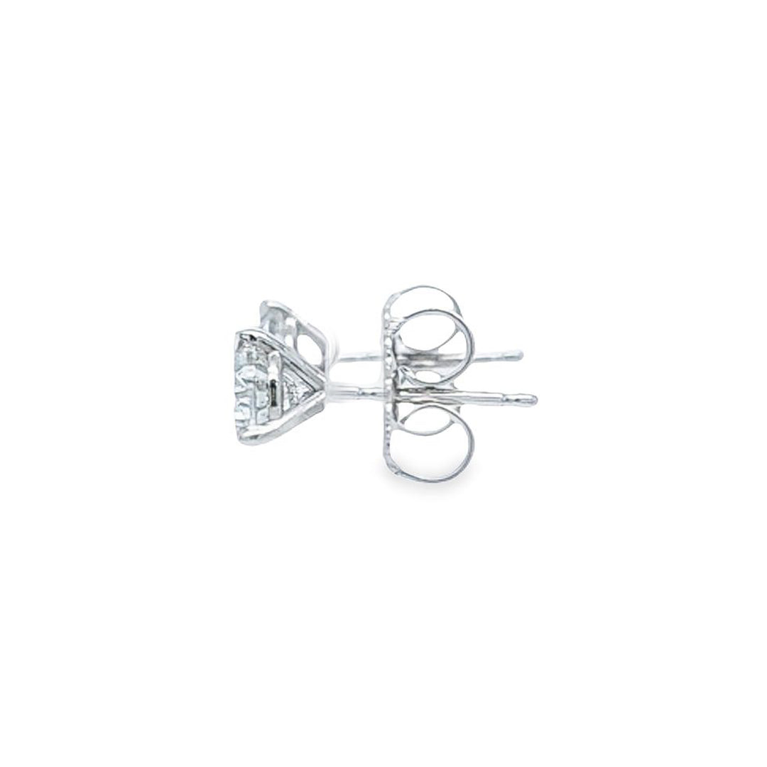 0.98 Carat Diamond Stud Earrings