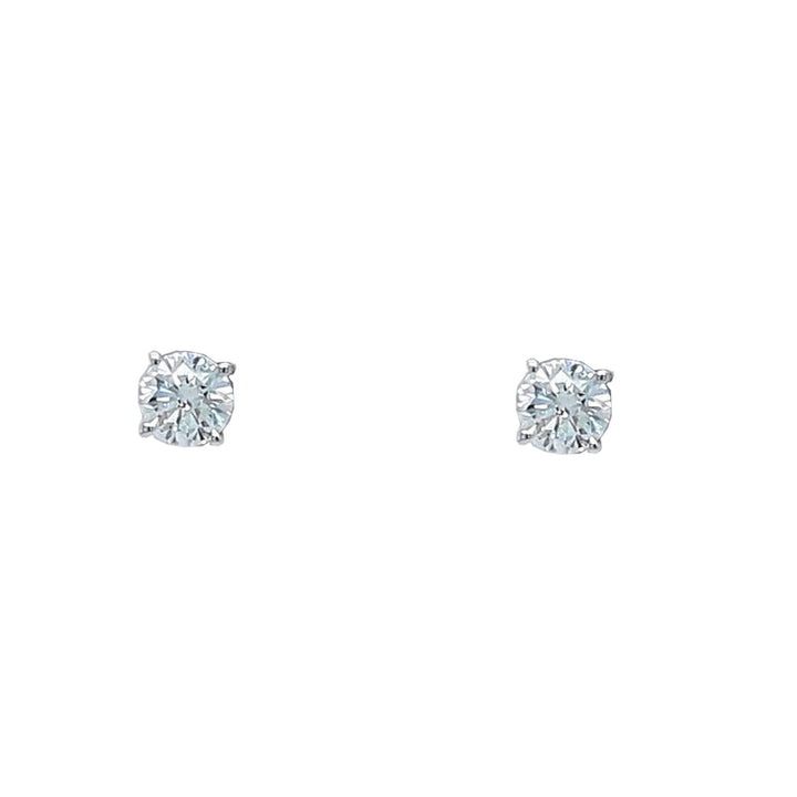 0.66 Carat Diamond Stud Earrings