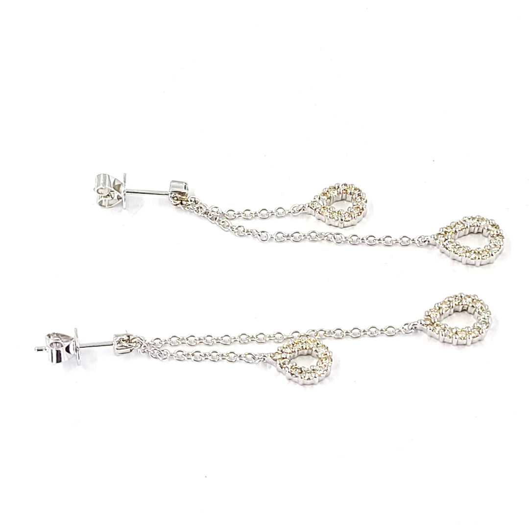 Diamond Drop Dangle Earrings