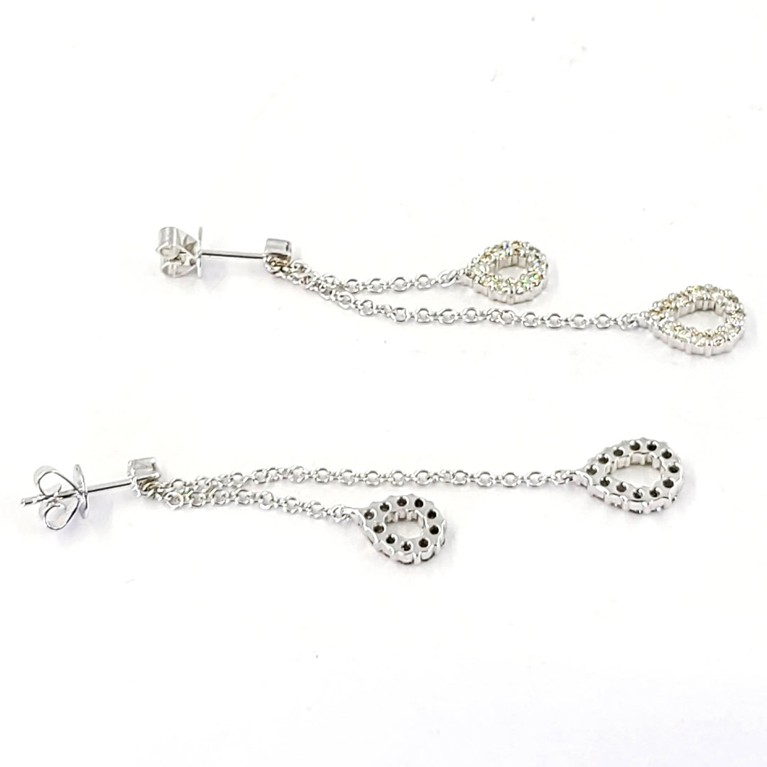 Diamond Drop Dangle Earrings