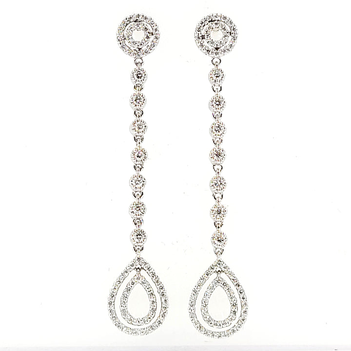 Diamond Drop Earrings