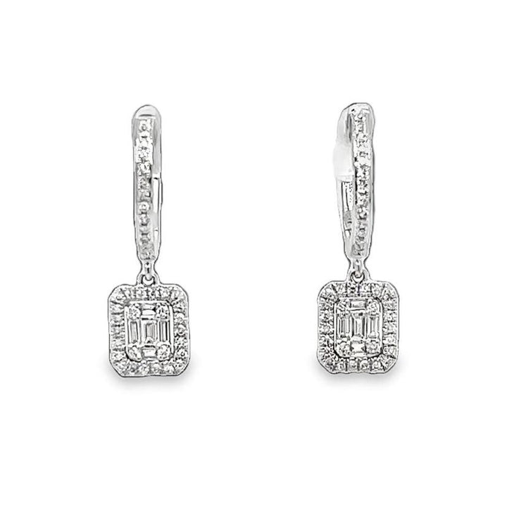 Diamond Drop Earrings