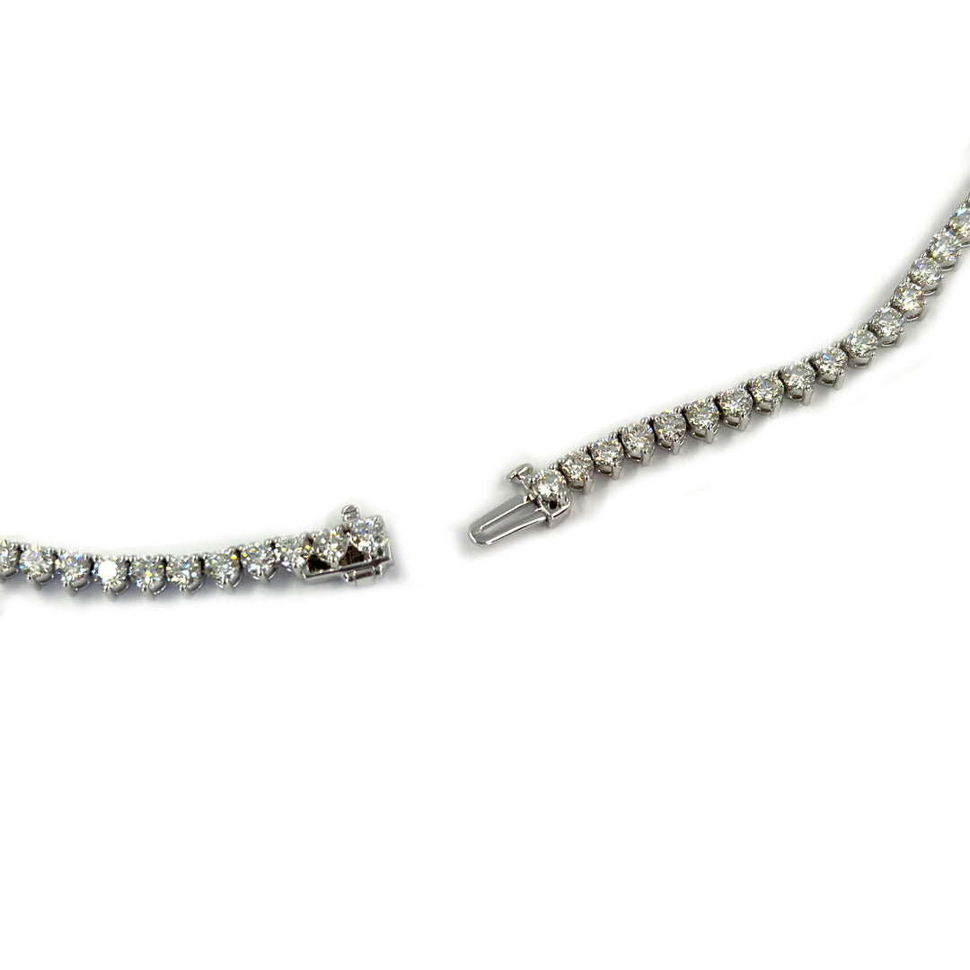 12.16 Carat Diamond Line Necklace