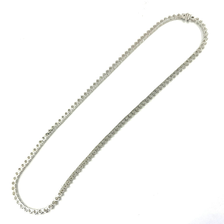 22.55 Carat Diamond Tennis Necklace