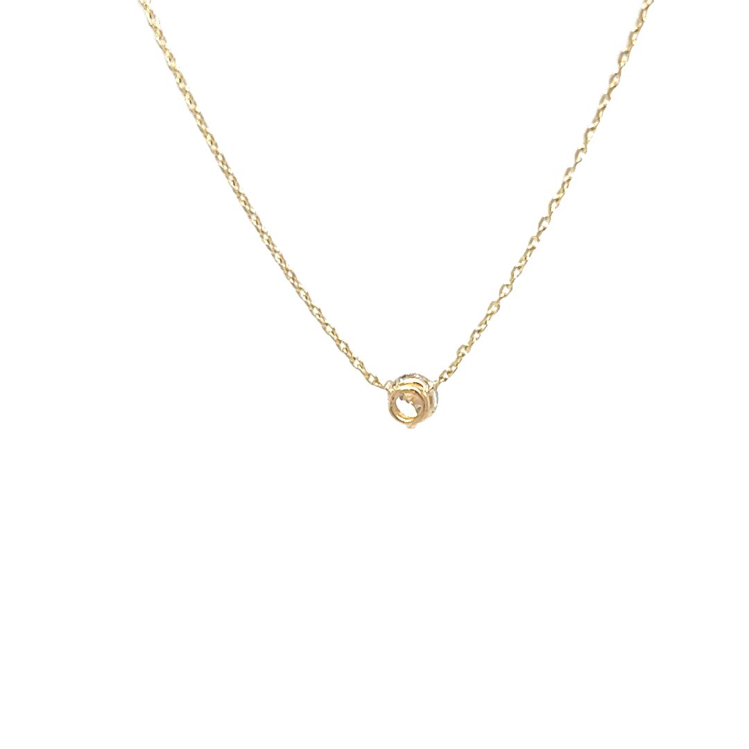 Diamond Solitaire Necklace