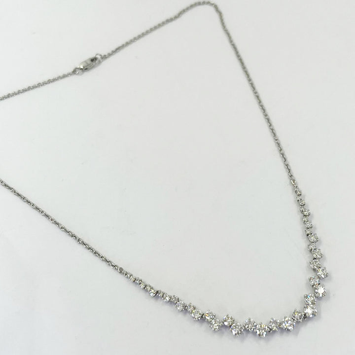 Zig Zag Diamond Necklace