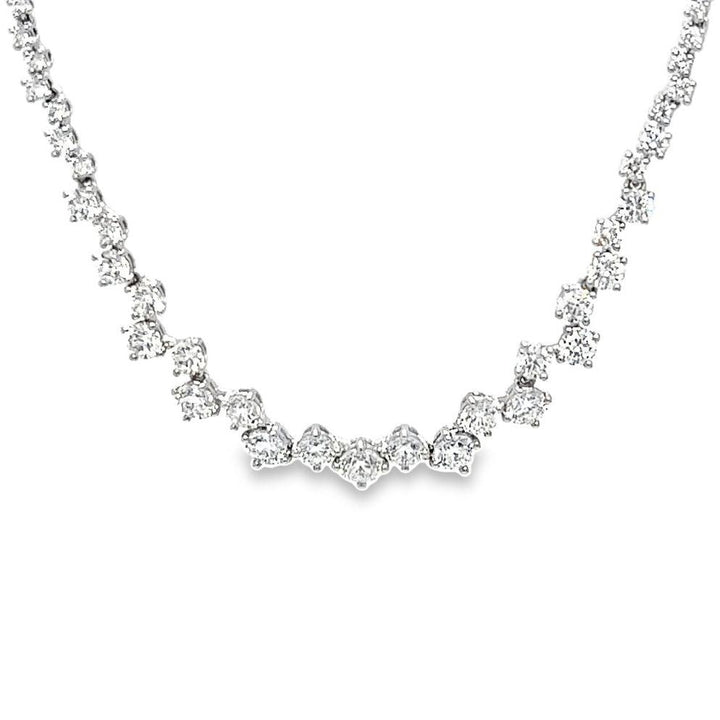 Zig Zag Diamond Necklace