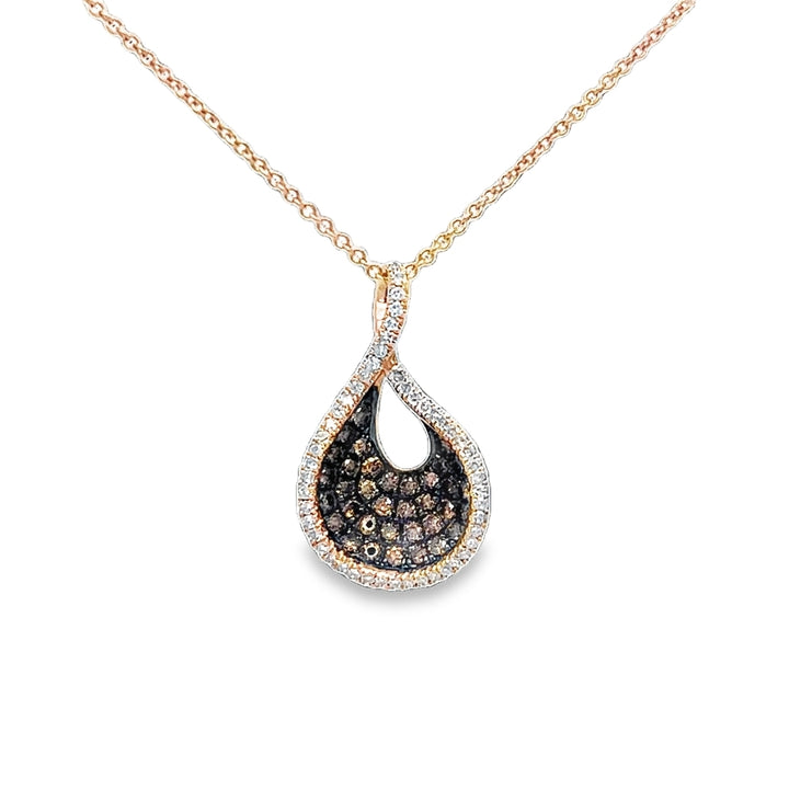 Chocolate Diamond Pendant Necklace