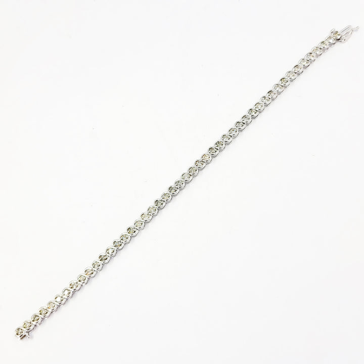 Twist Diamond Line Bracelet