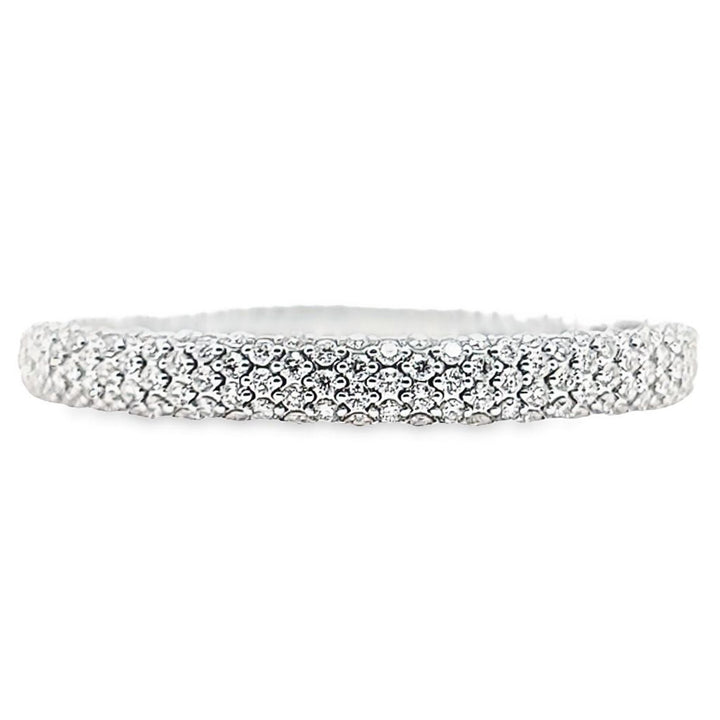 Pave Diamond Stretch Bracelet