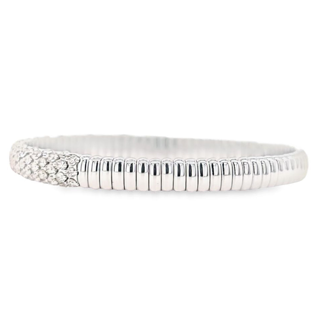 Pave Diamond Stretch Bracelet