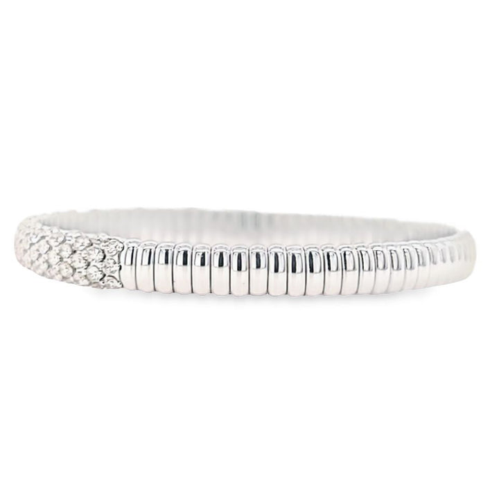 Pave Diamond Stretch Bracelet