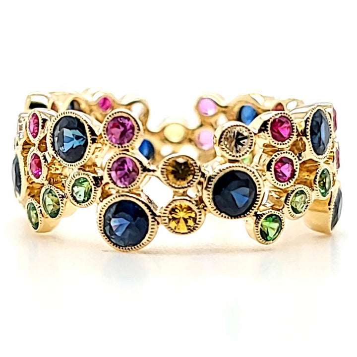 Multicolor Gemstone Band