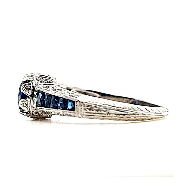 Sapphire and Diamond Ring