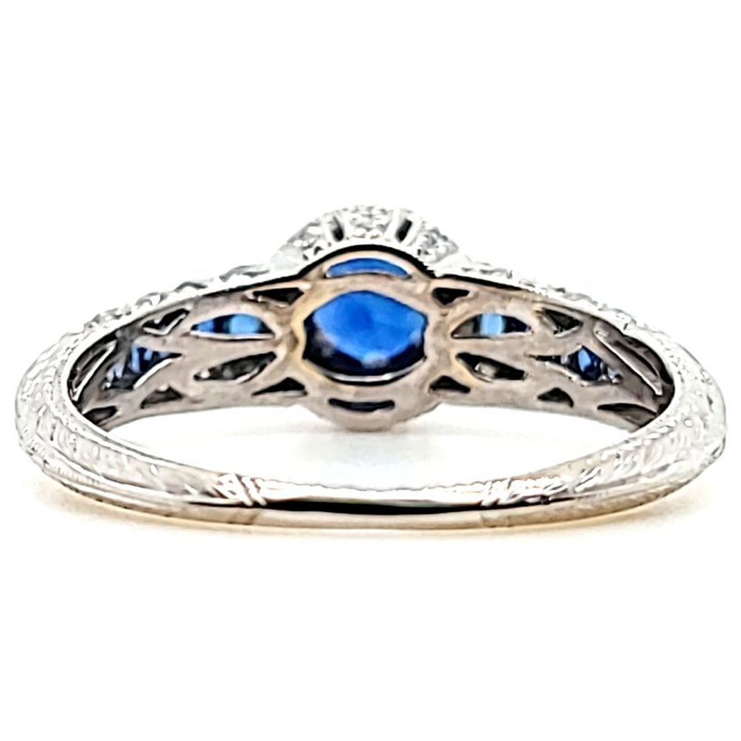 Sapphire and Diamond Ring