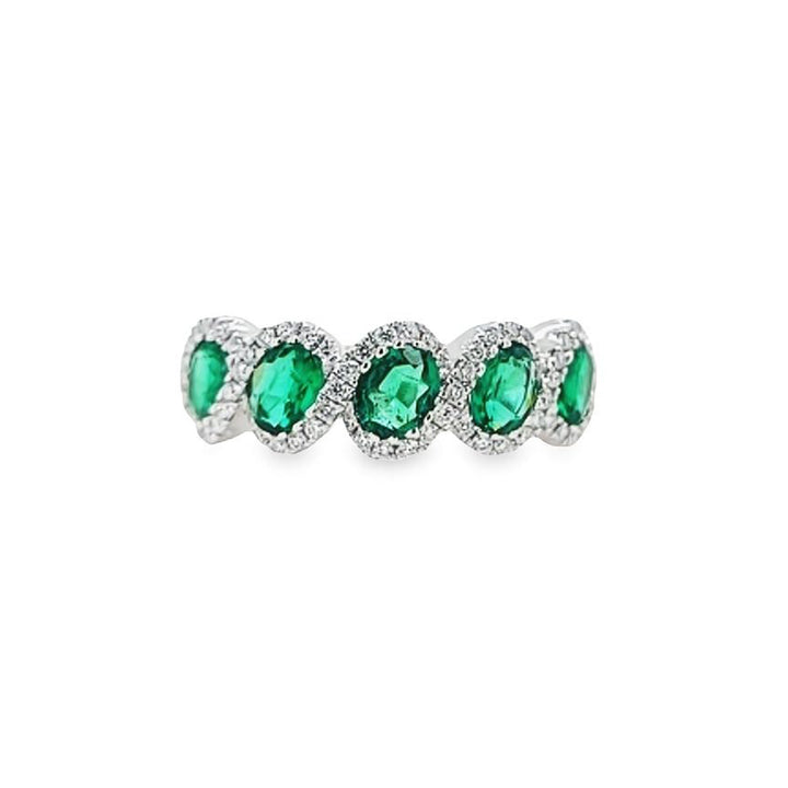 Emerald and Diamond Ring