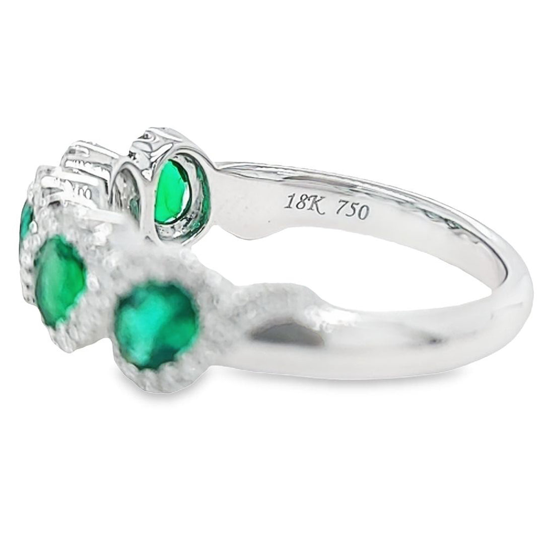 Emerald and Diamond Ring