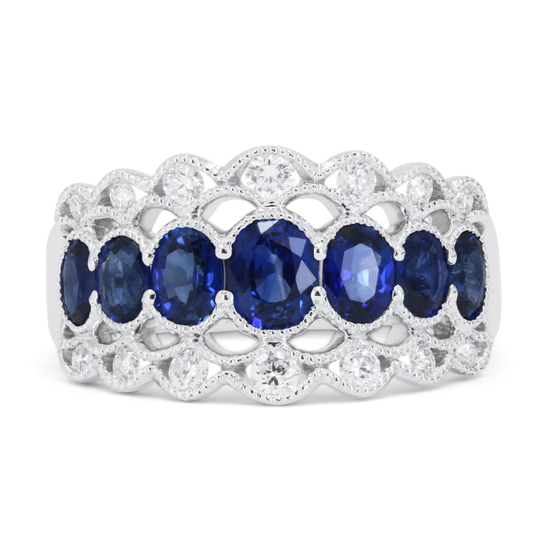 Sapphire and Diamond Ring