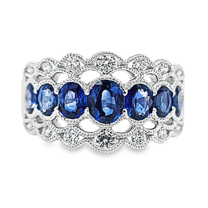 Sapphire and Diamond Ring