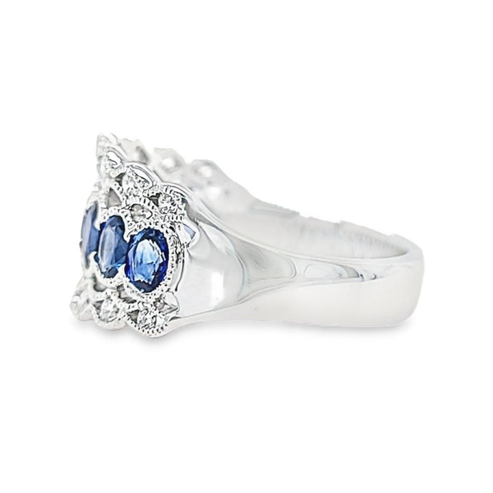 Sapphire and Diamond Ring