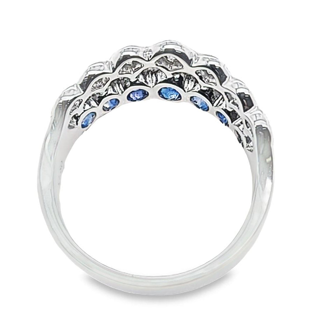 Sapphire and Diamond Ring