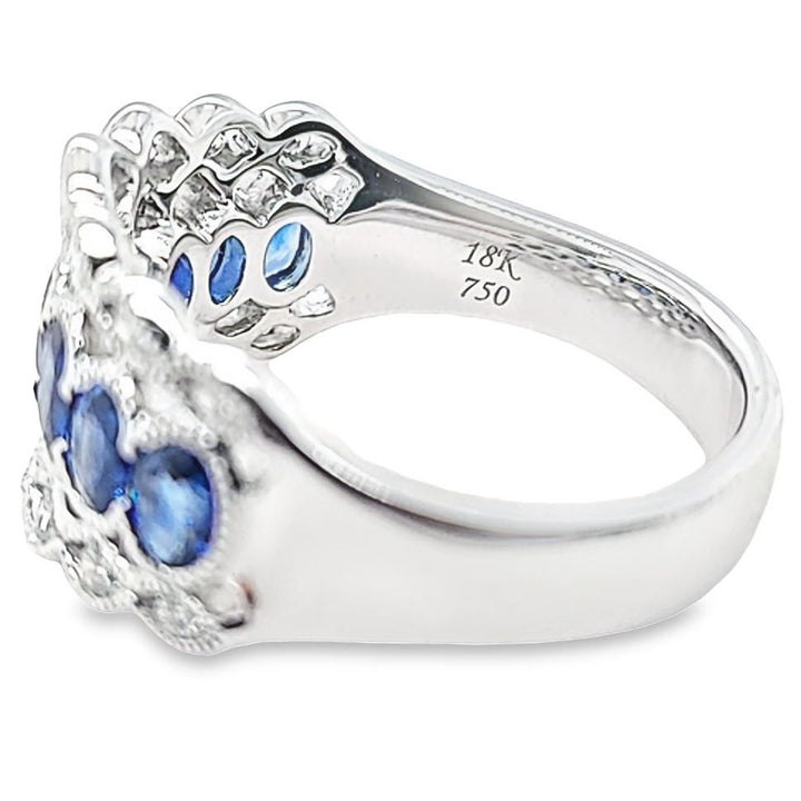 Sapphire and Diamond Ring