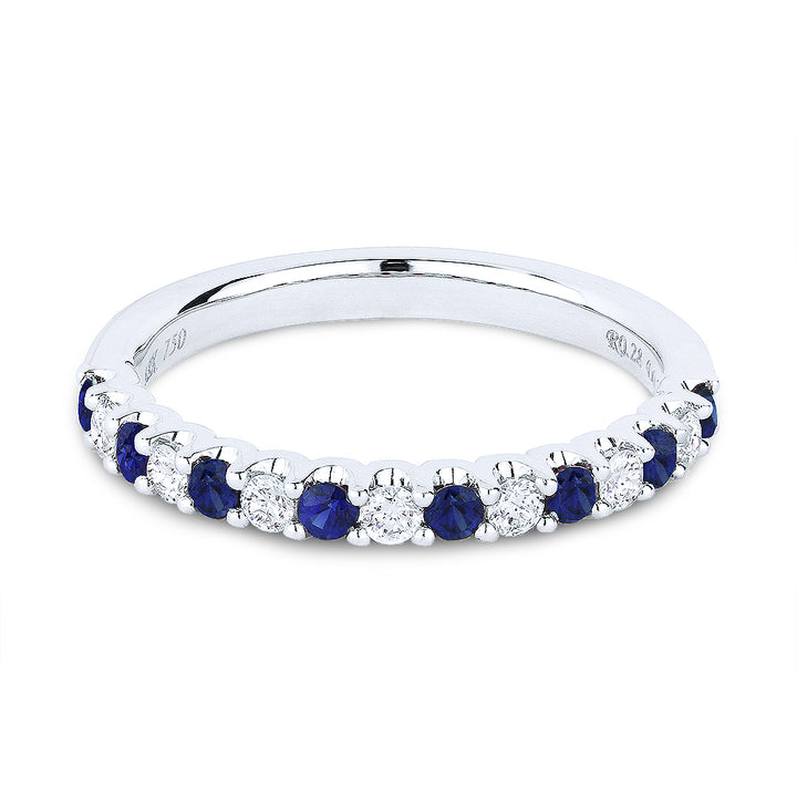 Sapphire and Diamond Band