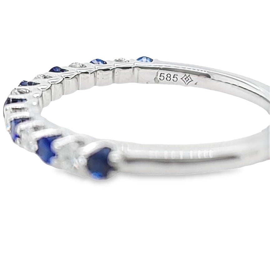 Sapphire and Diamond Band