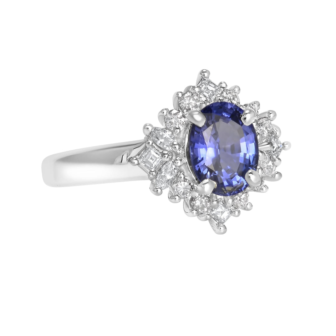 Sapphire and Diamond Ring