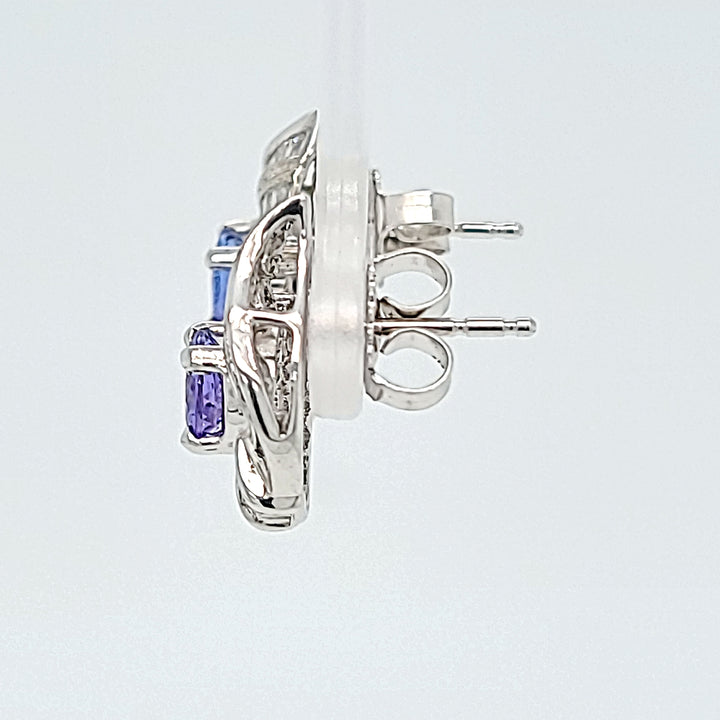 Tanzanite and Diamond Earrings