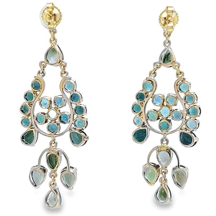 Tourmaline Chandelier Earrings