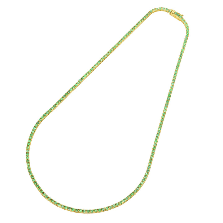 Emerald Line Necklace