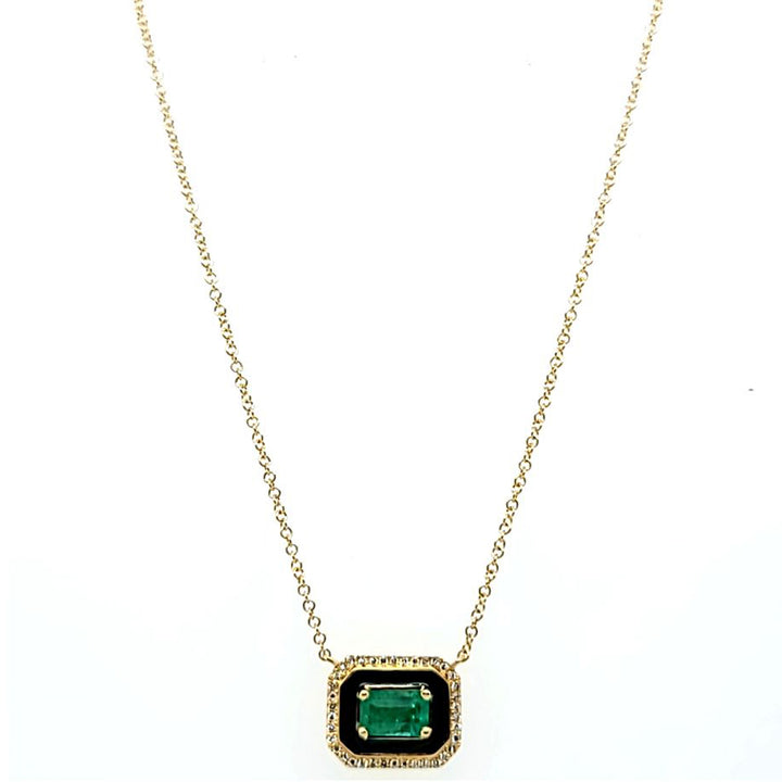 Emerald and Diamond Necklace