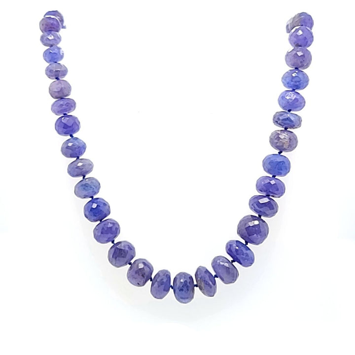 Tanzanite Bead Necklace